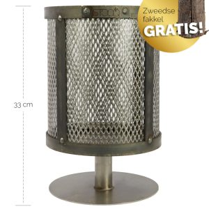 Zweedse fakkelhouder LOWLANDR ROND
