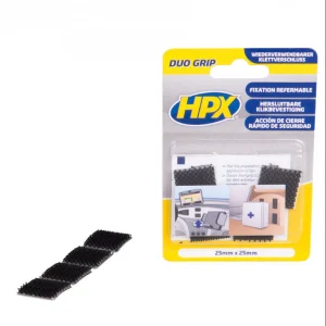 Duo Grip 25mmx25mm - Hersluitbare klikbevestiging - HPX
