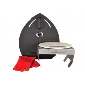 Pizza Oven Set Corten/zwart