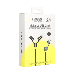 5-in-1 snellaadkabel WakaWaka Connect Pro